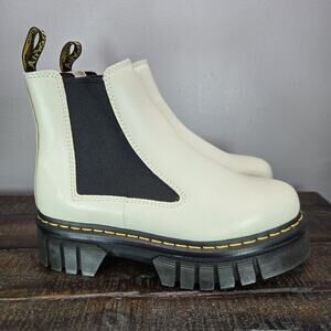 NEW Dr Martens Audrick Chelsea Boot Womens Size 10 Leather Platform Boot Taupe
